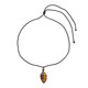 Collar con Ojo de tigre dorado
