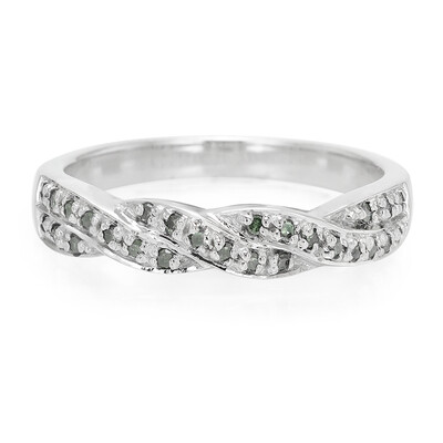 Anillo en plata con Diamante fantasía