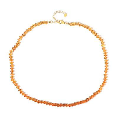 Collar en plata con Topacio imperial (Adela Silber)