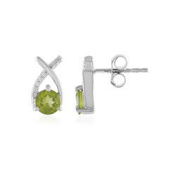 Pendientes en plata con Peridoto