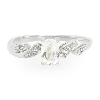 Anillo en plata con Berilo del Himalaya