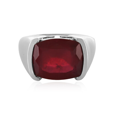 Anillo en plata con Rubí de Madagascar