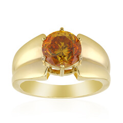 Anillo en oro con Esfalerita