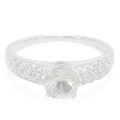 Anillo en plata con Cuarzo Luna Helada