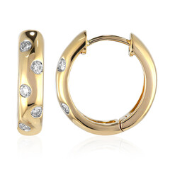 Pendientes en oro con Diamante IF (D)
