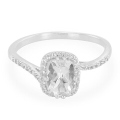 Anillo en plata con Goshenita