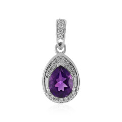 Colgante en plata con Amatista de Uruguay