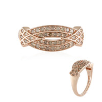 Anillo en oro con Diamante champán I2 (KM by Juwelo)