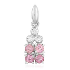 Colgante en plata con Zafiro Padparadscha
