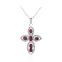 Collar en plata con Granate de Malaya