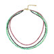 Collar en plata con Turmalina rosa de Nigeria