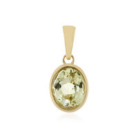 Colgante en oro con Cuncita amarillo canario