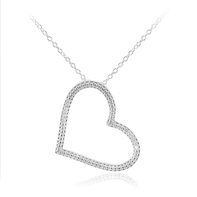 Collar en plata con Diamante I3 (I)