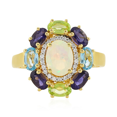 Anillo en plata con Ópalo de Welo