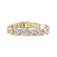 Brazalete en plata con Tanzanita
