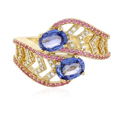 Anillo en oro con Zafiro azul (de Melo)