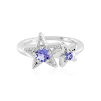 Anillo en plata con Tanzanita