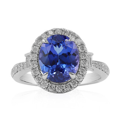 Anillo en oro con Tanzanita AAA (CIRARI)