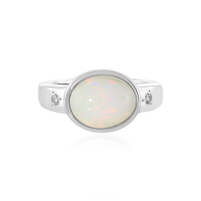 Anillo en plata con Ópalo de Welo