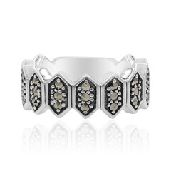 Anillo en plata con Marcasita
