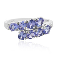Anillo en plata con Tanzanita