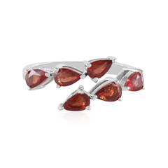 Anillo en plata con Rubí de Tanzania