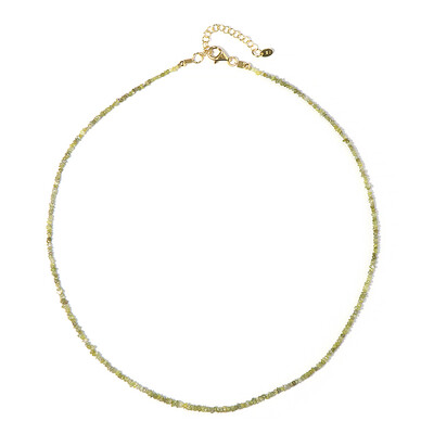 Collar en plata con Diamante amarillo