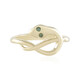 Anillo en oro con Diamante verde SI2