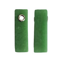 Colgante en plata con Aventurina verde