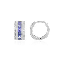 Pendientes en plata con Tanzanita
