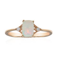 Anillo en oro con Ópalo Welo AAA
