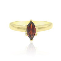 Anillo en plata con Granate de Mozambique