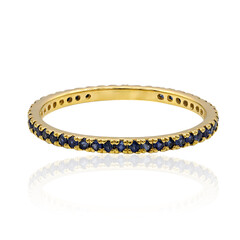 Anillo en oro con Zafiro azul (Adela Gold)