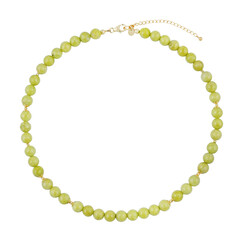 Collar en plata con Ópalo pistacho