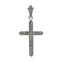 Colgante en plata con Marcasita
