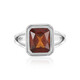 Anillo en plata con Granate Hesonita (Adela Silber)