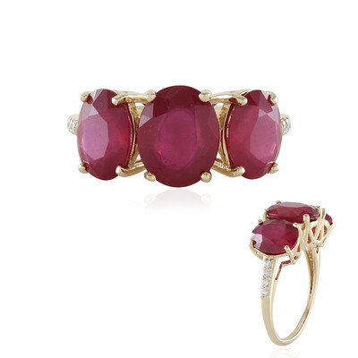 Anillo en oro con Rubí de Madagascar (de Melo)