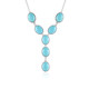 Collar en plata con Turquesa bella durmiente (Faszination Türkis)