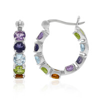 Pendientes en plata con Amatista