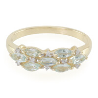 Anillo en oro con Turmalina Paraíba
