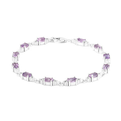 Brazalete en plata con Amatista