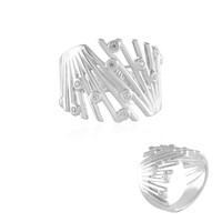 Anillo en plata con Zircón (de Melo)