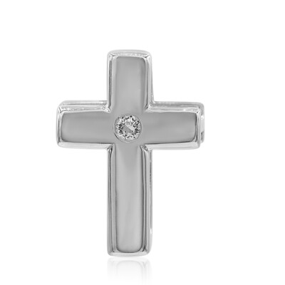 Colgante en plata con Topacio blanco