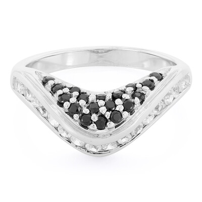 Anillo en plata con Zafiro blanco