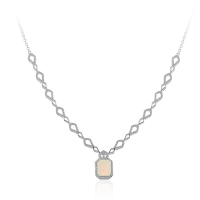 Collar en plata con Ópalo de Welo