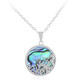 Collar en plata con Concha de Abalone