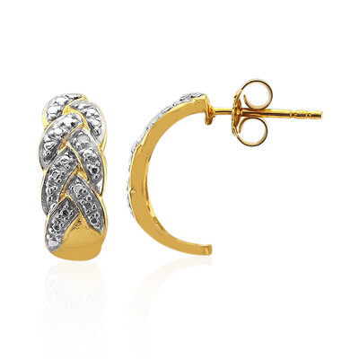 Pendientes en plata con Diamante I2 (I)