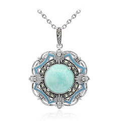 Collar en plata con Amazonita