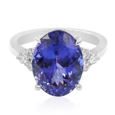 Anillo en oro con Tanzanita AAA (CIRARI)