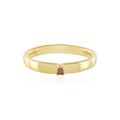 Anillo en plata con Diamante rojo I2